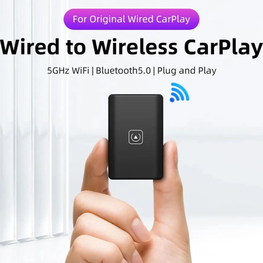 Wireless CarPlay Adapter for Apple iPhone (Wired to Wireless Carplay)
