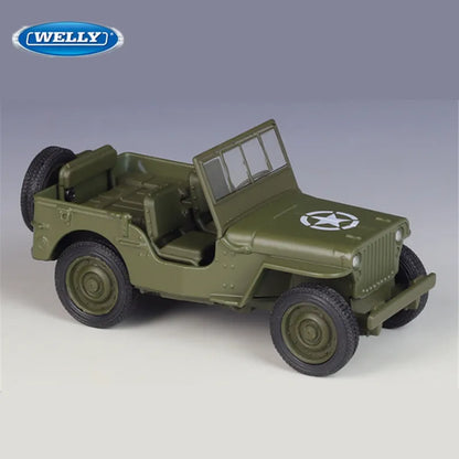 Willy Jeep 1941  Car Model Diecast Metal