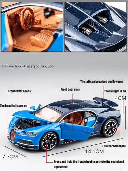 Bugatti Alloy Sportcar Metal