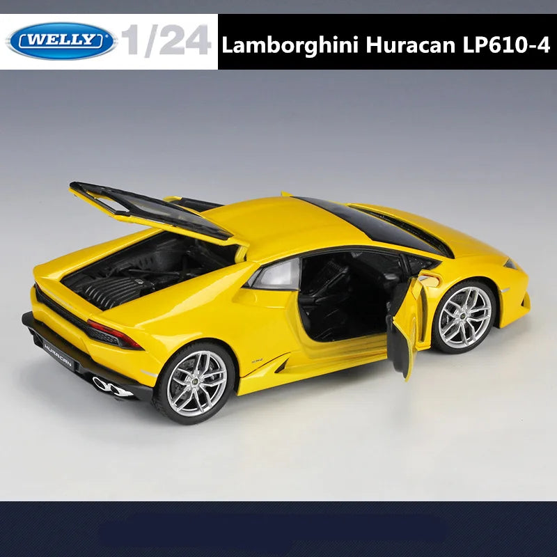 Lamborghini Huracan Car Model Metal