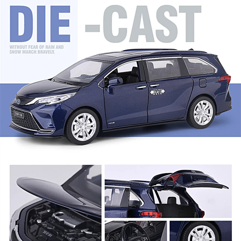 Toyota Sienna Model Diecast Metal
