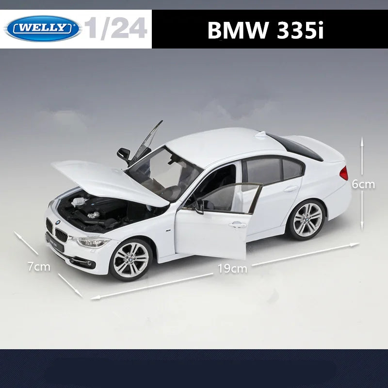 BMW 3 Series 335i Alloy Car Model Diecast Metal