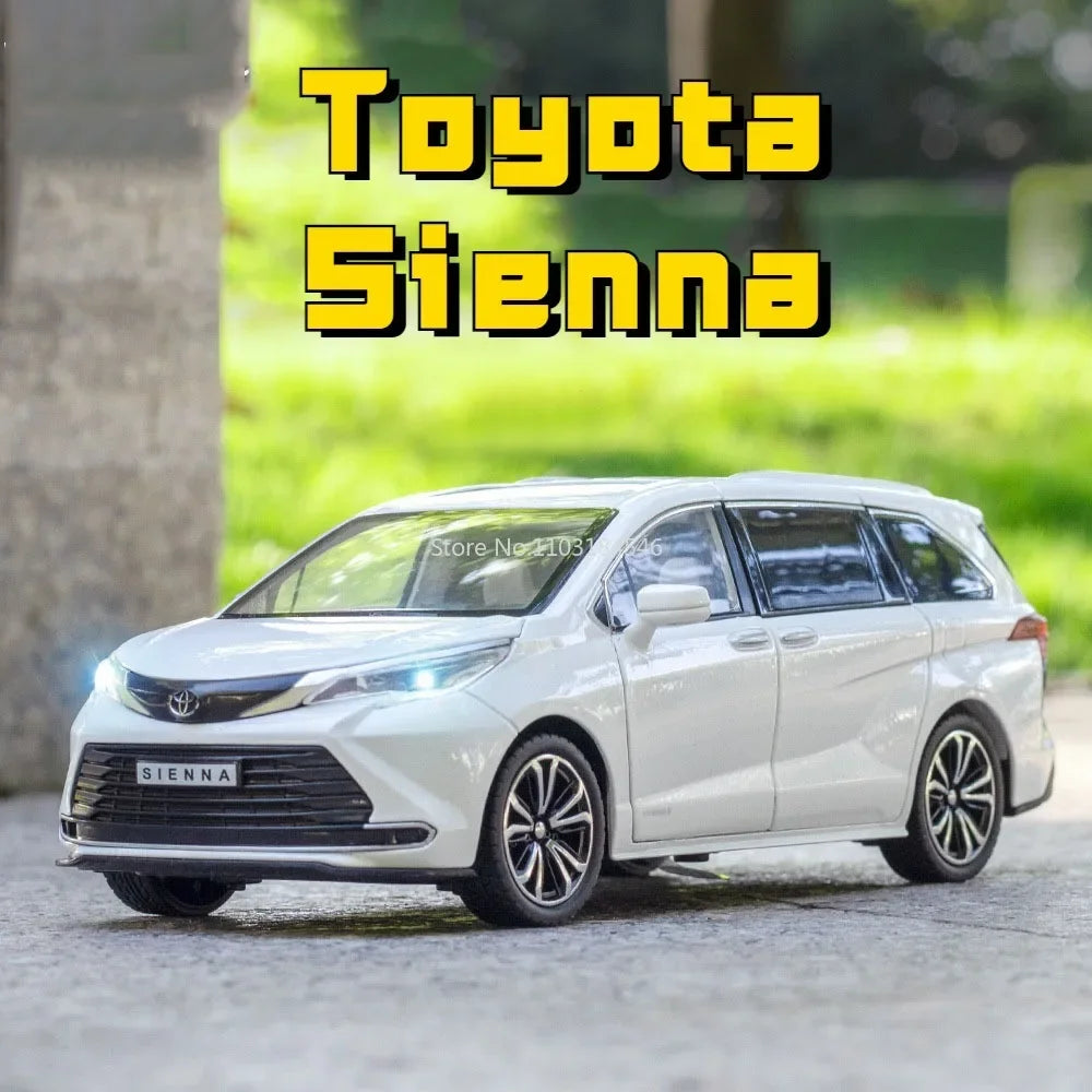 Toyota Sienna Model Metal Car