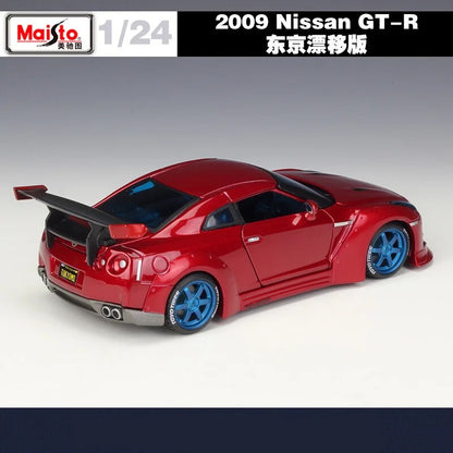 2009 Nissan GTR Tokyo Drift Alloy Sports Car Model Diecast Metal