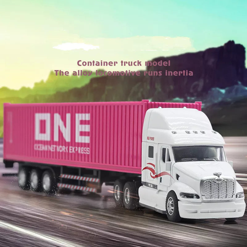 Transport Container Truck Model Diecast (Metal)