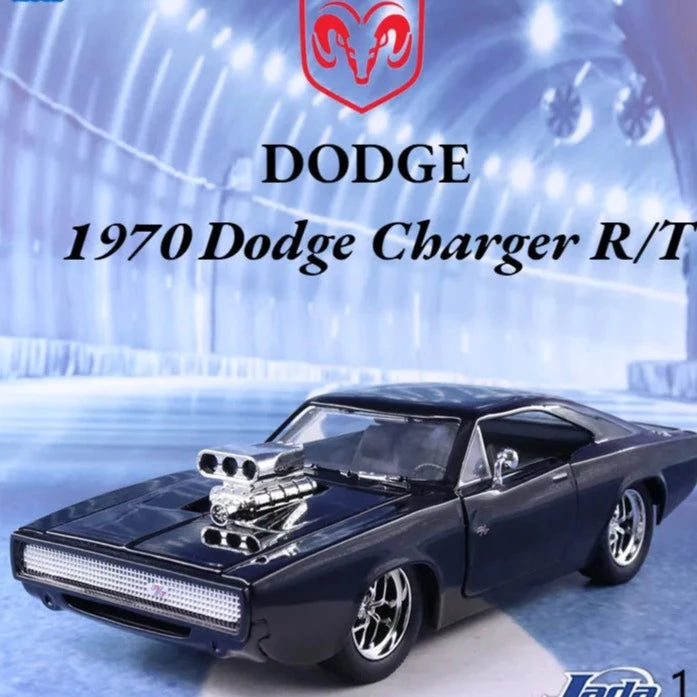 Dom’s 1970 Dodge Charger R/T Vintage Diecast Car (Metal)