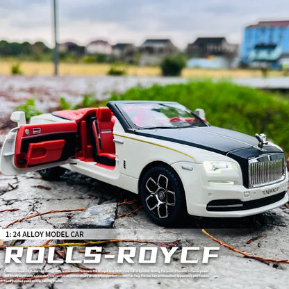Rolls Royce Dawn Car Model Light & Sound Effect Metal Diecast