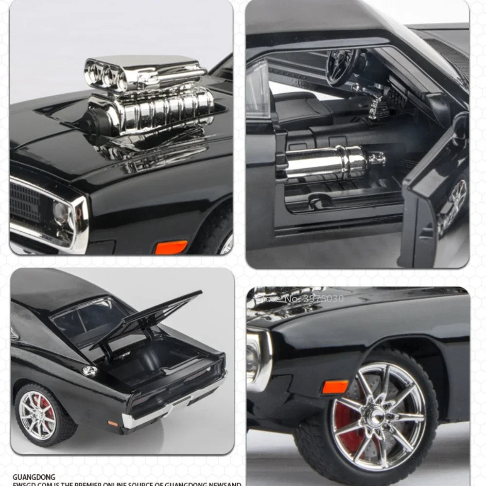 Charger 1970 Metal Car Model Diecast Fast and Furious Vintage