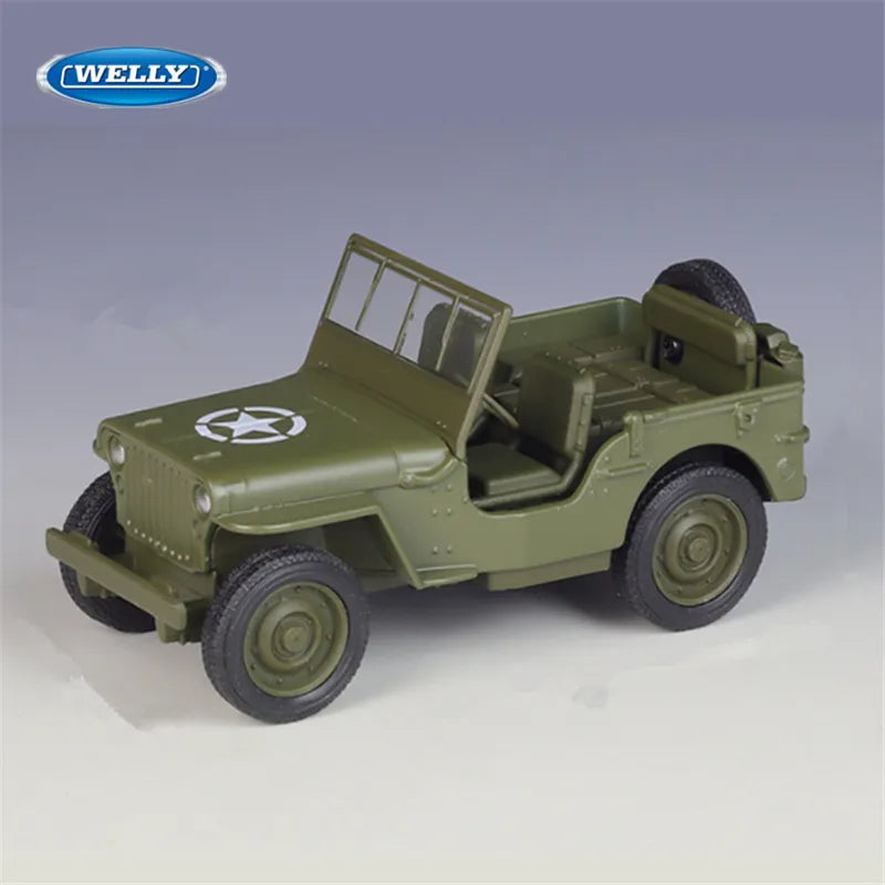 Willy Jeep 1941  Car Model Diecast Metal