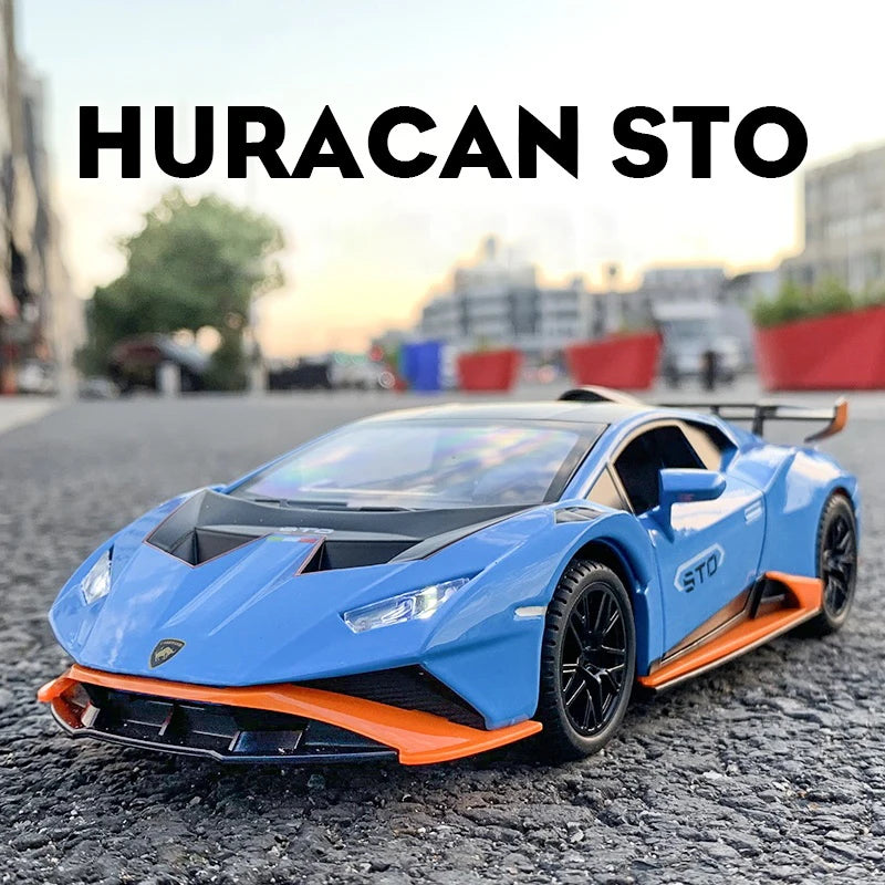 Lamborghini Huracan STO  Car Model Metal