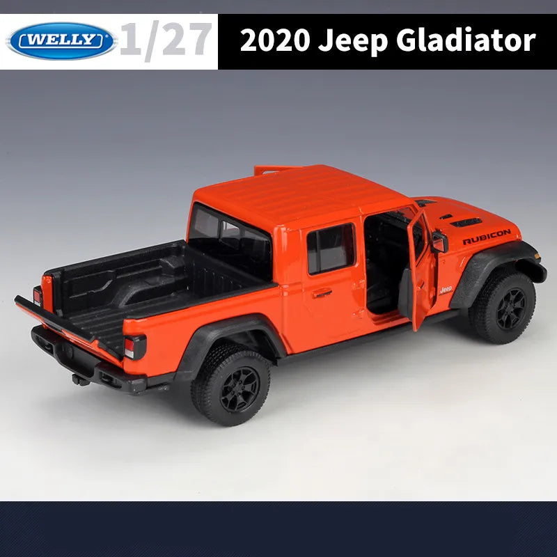 Jeep Wrangler Rubicon Gladiator Pickup Model Diecasts (Metal)